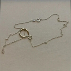 Sterling  loop necklace